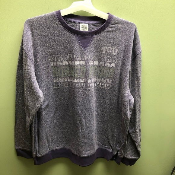 Women’s Purple TCU Horned Frogs Crewneck Sweater - Picture 1 of 6